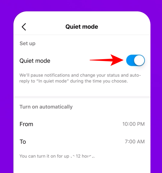 quiet-mode-setting