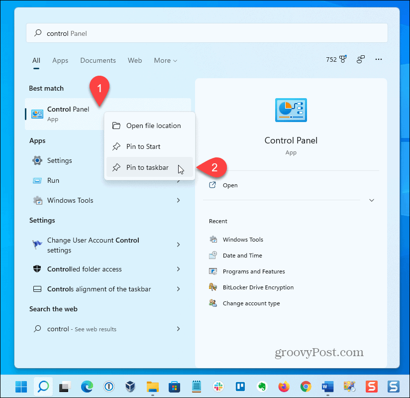 06-pin-control-panel-to-taskbar