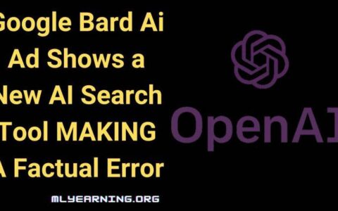 谷歌 bard ai ad 展示了一个新的人工智能搜索工具犯了一个事实错误