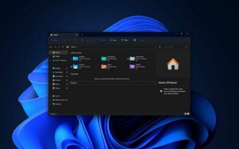 这是 windows 11 的新文件资源管理器，自 windows 8 以来最大的更新