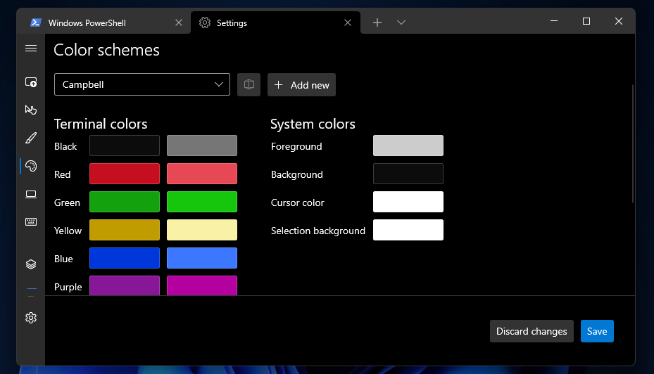 command-terminal-color-options