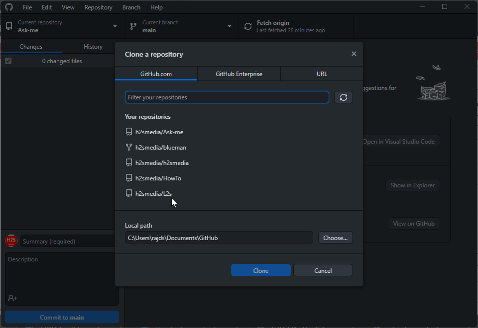 clone-an-existing-repository