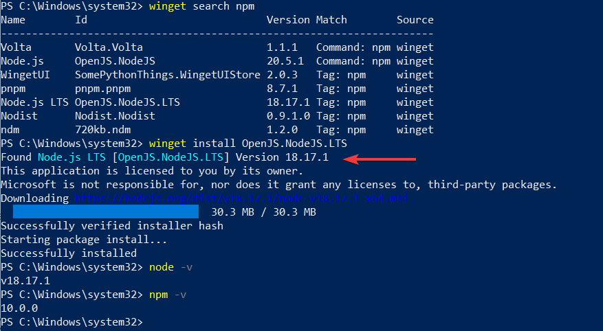 install-nodejs-and-npm-on-windows