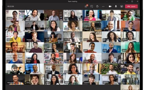 microsoft teams现在允许您在视频通话中一次最多看到49位参与者