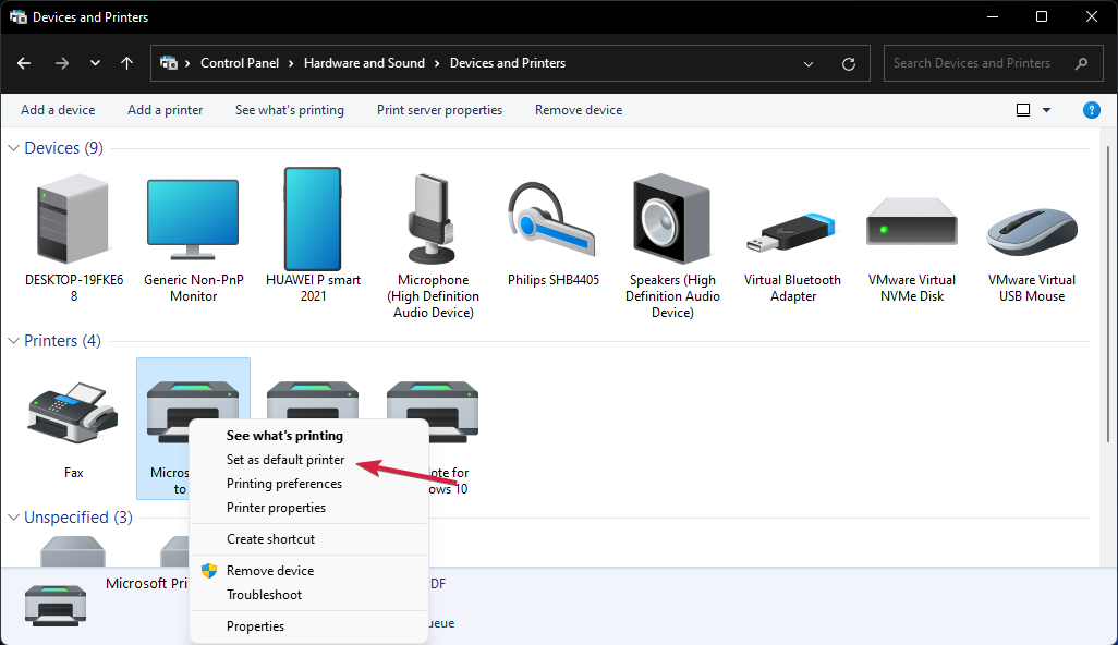 set-as-default-printer