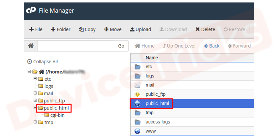 device-tricks-wordpress-root-public_html-folder